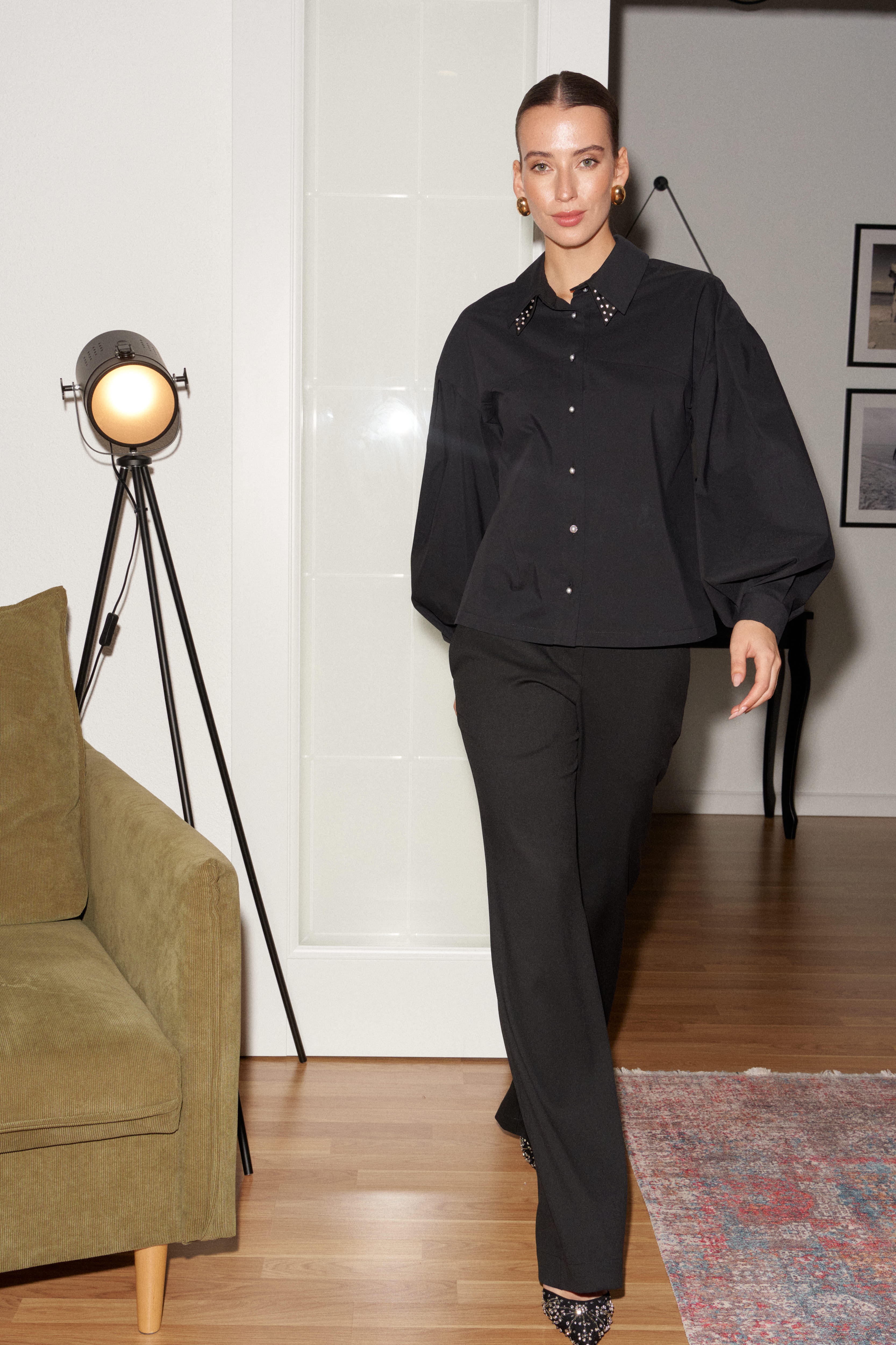 Блузка трансформер из хлопка  Gabi